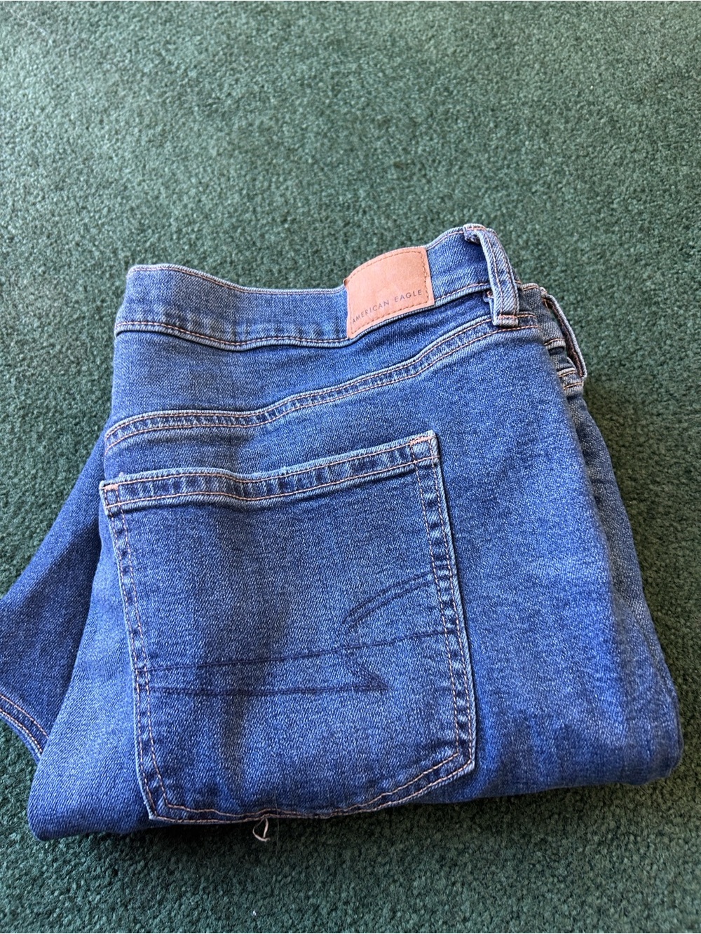 American Eagle Outfitters Women’s Skinny Mid-Blue Jeans